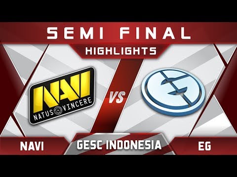 NaVi vs EG Semi Final GESC Indonesia 2018 Minor Highlights Dota 2