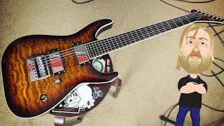 Video thumbnail for LTD KS-7 Ken Susi Model - Demo by Riffs, Beards & Gear