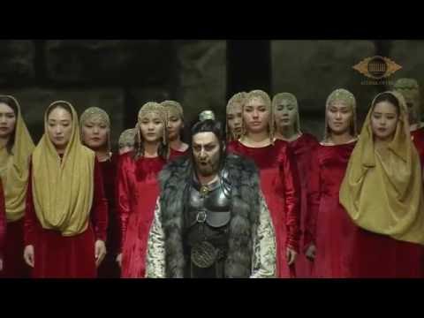 ¨Attila - Atto II finale¨ (G. Verdi) - (Tumanyan, Mussabayev, Gabdullina) - (Astana opera) 8/6/2016