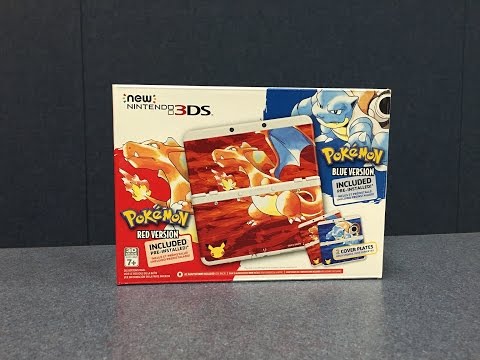 Unboxing - New Nintendo 3DS -  Pokemon 20th Anniversary Edition!