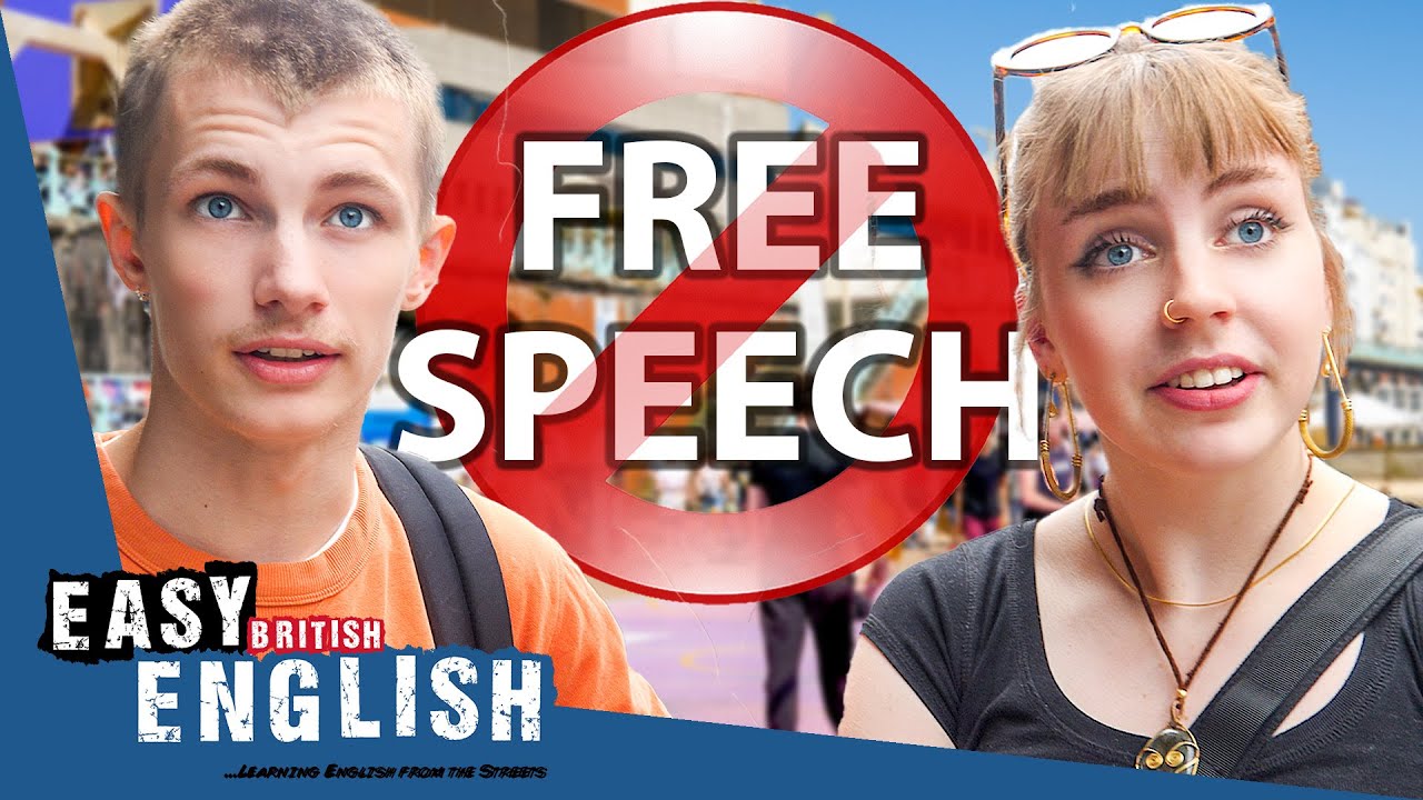 Do BRITS Believe in FREE SPEECH? | Easy English 161