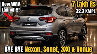 New Honda WRV Launch: End Game for Nexon, Sonet & Venue? Upcoming WR-V Launch Date & Price in India