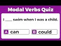 Modal Verbs Quiz: CAN YOU SCORE 12/12?  #challenge 1