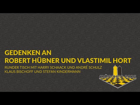Der Runde Tisch über Robert Hübner und Vlastimil Hort |Deutsche Meisterschaften München 2025