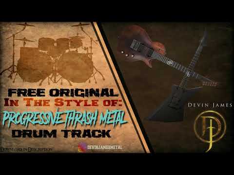 Progressive Thrash Metal Styled Free Original Drum Track - 194 BPM (FREE WAV & DRUM MIDI DOWNLOAD)