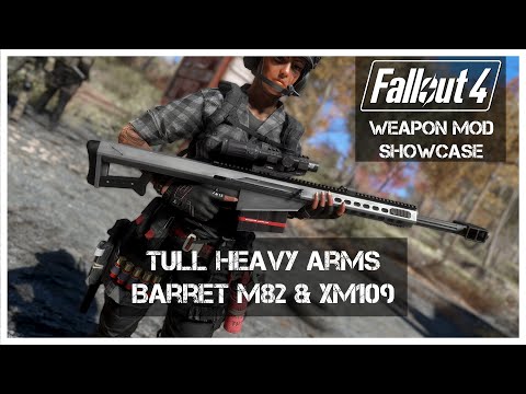 Fallout 4: M82 & XM109 Weapon Mod Showcase