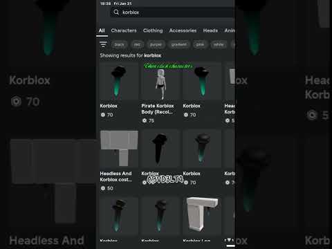 This is how to get the best fake and realistic korblox in 2025