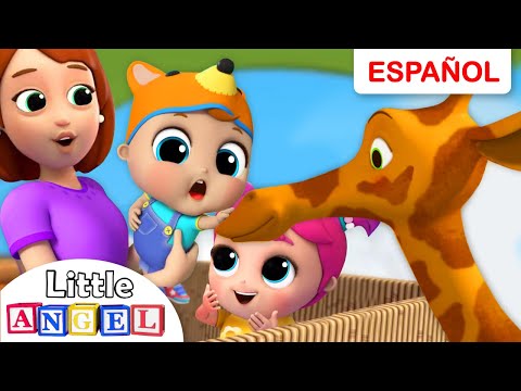 Vamos al Zoológico con Bebé Juan 🐒🐅🐘🦒 | Canciones Infantiles | Little Angel Español Video
