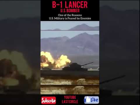 B-1 Lancer Bomber Destroyer Test - One of the reason U.S. Military is Feared by Enemies #Short