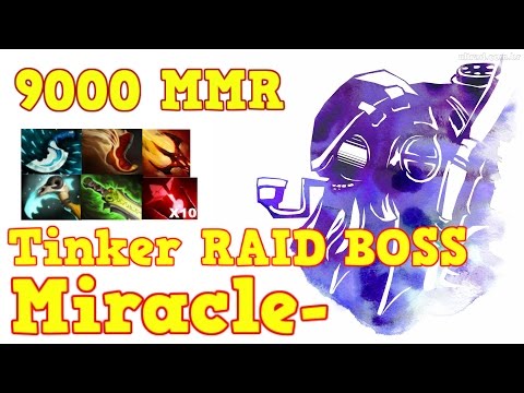 Miracle-  9000+ MMR Tinker RAID BOSS  - OG vs Liquid - Dota 2