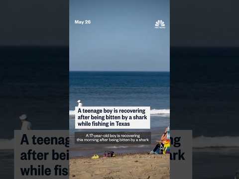 A Texas teen attacked by a shark while fishing