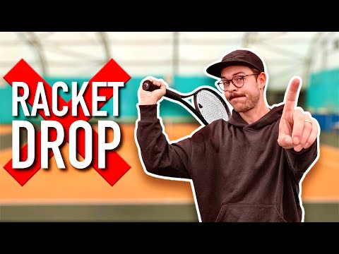 DON'T Drop Your Racket On Your Serve #tennis