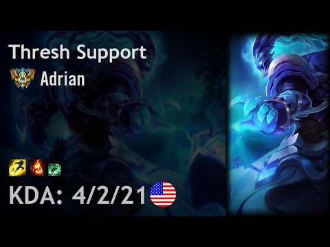 Thresh Support vs Braum - Adrian - NA Challenger Patch 7.14