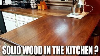 The DANGER of making your own wood countertops!