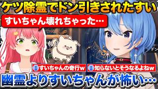 みこちの家でケツ除霊を実演したら奇行すぎてドン引きされたすいちゃん【ホロライブ/星街すいせい/さくらみこ/切り抜き】