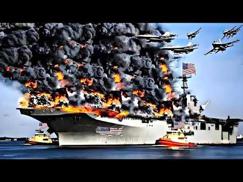 12 minutes ago: Russian SU-57 pilot destroys US aircraft carrier carrying 700 tanks.