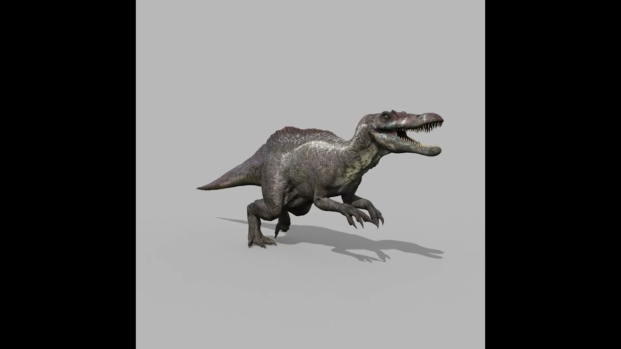 Suchomimus Tenerensis - 8K animated 3D Model