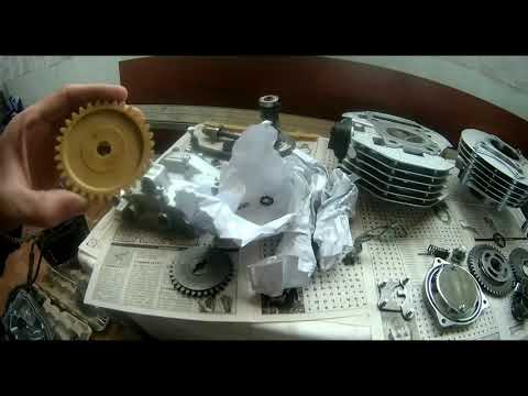 Сборка двигателя 166 fmm