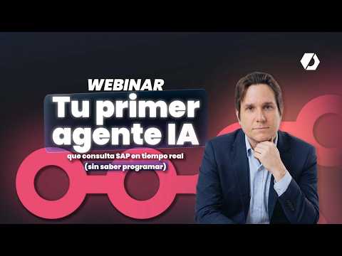 Tu primer agente IA que consulta SAP en tiempo real, sin saber programar