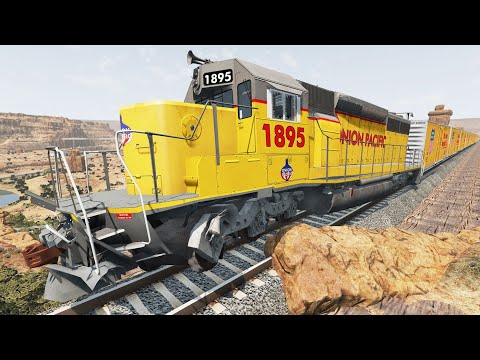 Crazy High Speed Train Crashes #9 - Beamng drive | Dancing Cars