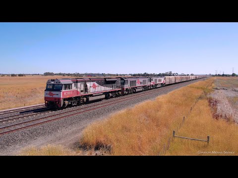 SCT 2PM9 Boxcars, Containers & Steel Wagons With Three Diesel Locomotives (1/3/2024) - PoathTV