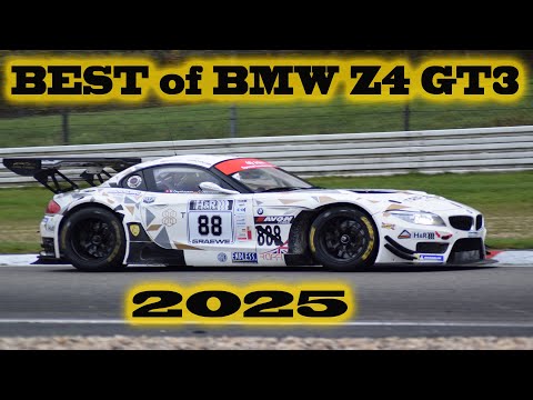BEST OF BMW Z4 GT3 2025 🔥 Brutaler V8-Sound, Racing Action & pure M Power!