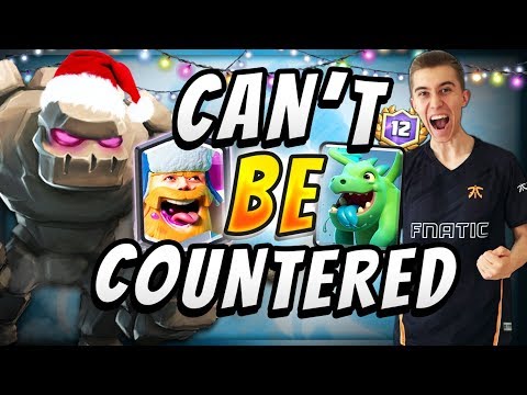 EASY 3 CROWNS! Golem Deck Can't Be Countered! — Clash Royale