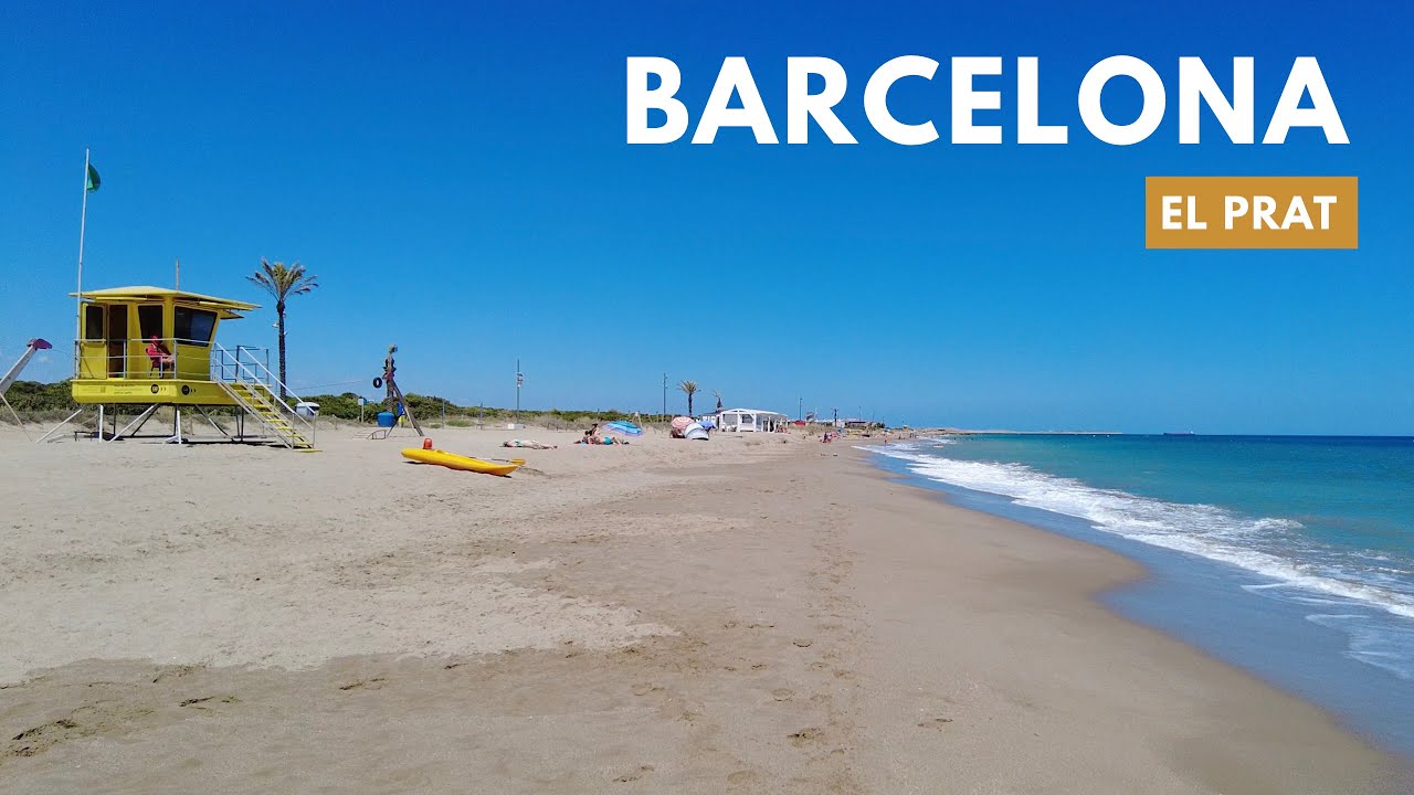 Barcelona Beach Walk 2023- El Prat / SPAIN