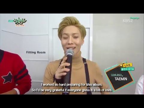 [ENG] 160226 Taemin Backstage Interview - Music Bank