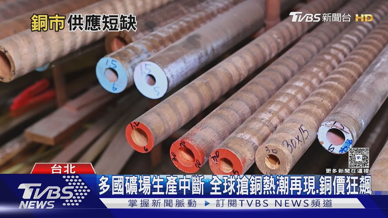 多國礦場生產中斷　全球搶銅熱潮再現、銅價狂飆