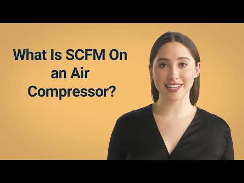 What Is SCFM On an Air Compressor