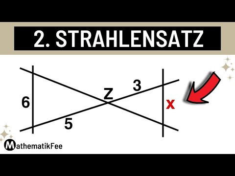 2. STRAHLENSATZ in der X-Figur - Über Kreuz