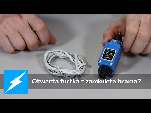 Blokada otwierania bramy przesuwnej przy otwartej furtce, KSE180-DG + krańcówka - Elektrobim.pl