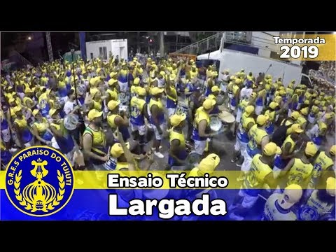 Paraíso do Tuiuti 2019 - Bateria no ensaio técnico (Largada) - Apoteose ao vivo - #ET19