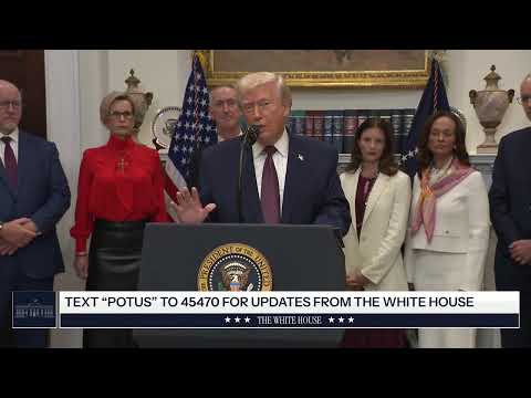 President Trump Makes an Announcement, Dec. 19, 2025