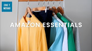 [AMAZON ESSENTIALS HAUL] Men's T-shirt, Sweatshirt, Joggers Review