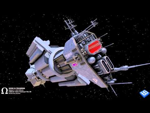 Omega Class Destroyer Flyby