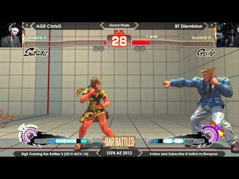 Bar Battles #3   AE2012 GF   AGE ChrisG VS BT Dieminion