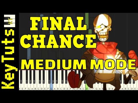 Learn to Play Final Chance by FlamesAtGames (Undertale AU) - Medium Mode