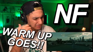 NF - WARM UP REACTION!! | NATE IN HIS BAGGGGG