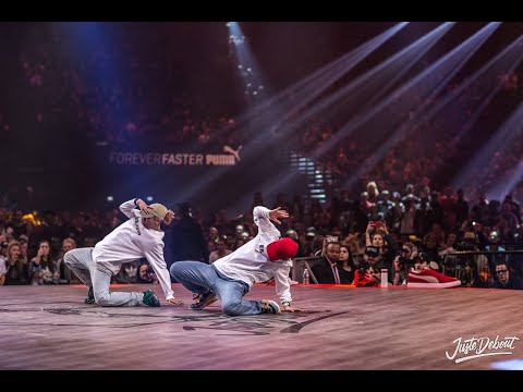 Hip-Hop Final - Juste Debout 2016 - Maika & Kyoka (Rushball) vs. Jeems & Lil Blade
