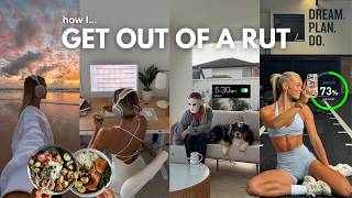 how I get out of a rut & stay consistent (when motivation isn't there) | week in my life