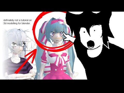 make 3D characters like uhh… me? - blender character modelling