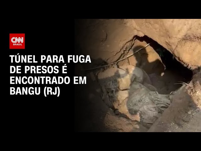Túnel para fuga de presos é encontrado em Bangu (RJ) | CNN ARENA