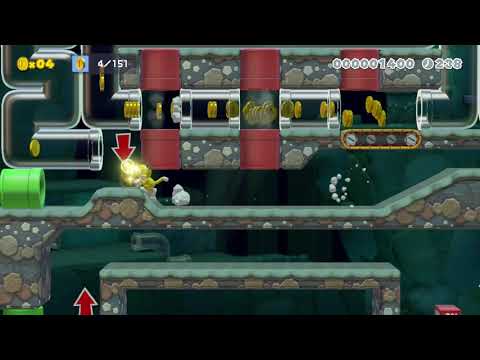 Underground Coin Machine by Morstle 🍄 Super Mario Maker 2 🍄 No Commentary AAC