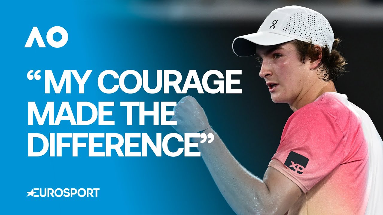 On-Court Interview: 18-year-old Joao Fonseca reflects on his HUGE victory against Andrey Rublev 🙌