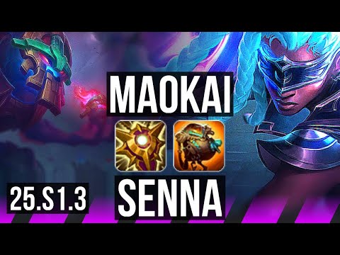 MAOKAI & Jinx vs SENNA & Jhin (SUP) | KR Master | 25.S1.3