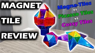 Magnet Tile Toy Review - Magna-Tiles vs Picasso Tiles vs Cos