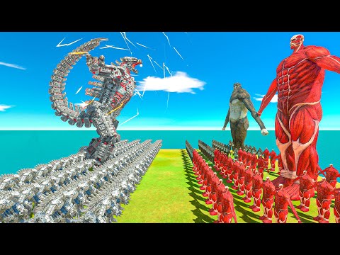 Growing Mechagodzilla 2021 vs Colossal Titan and Beast Titan Size Comparison - ARBS