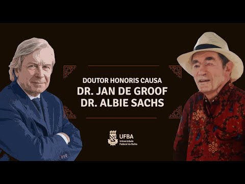 Doutor Honoris Causa a Albie Sachs e Jan De Groof